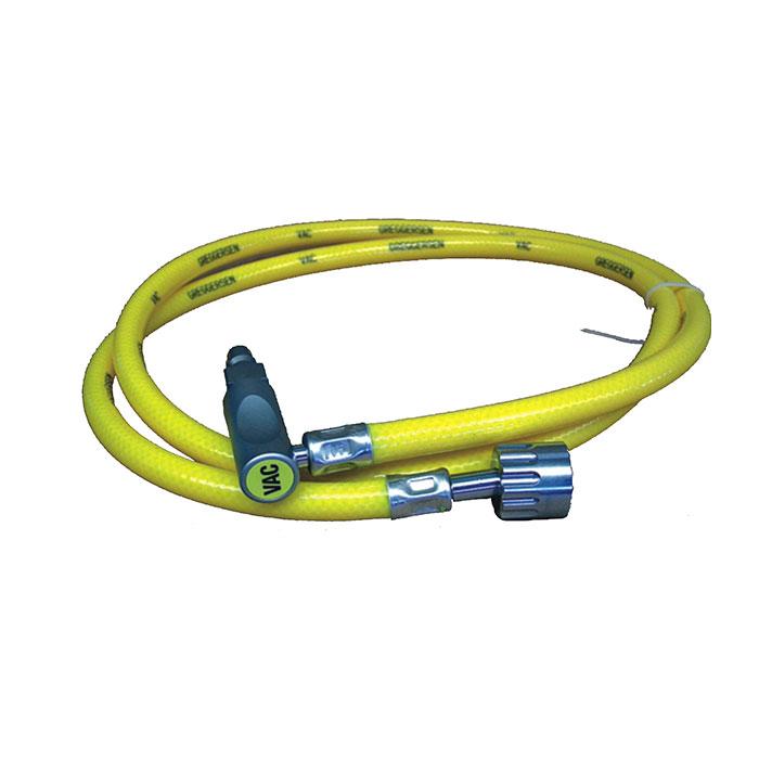 Extra foto van het accessoires medische gassen miscellaneous product, Angle plug connector with hose and NIST fitting