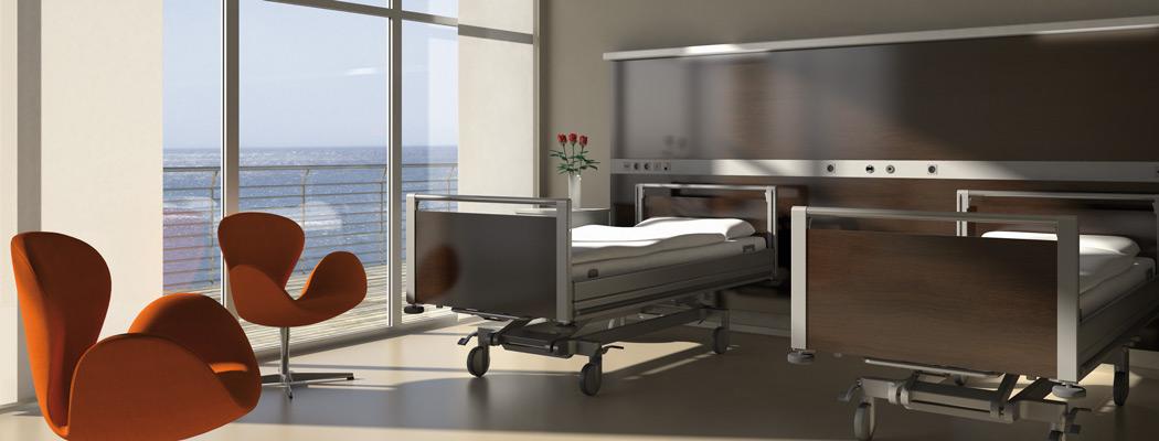 Extra image of the bed unit, Q 100 integrative horizontal