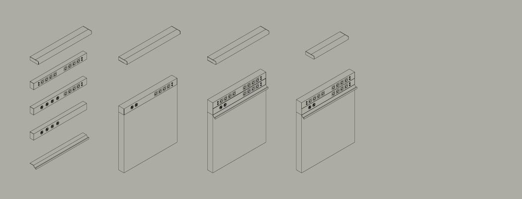 Extra image of the bed unit, Q 100 semi-integrative