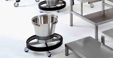 Main photo of the product with name, Kick bucket with push handle