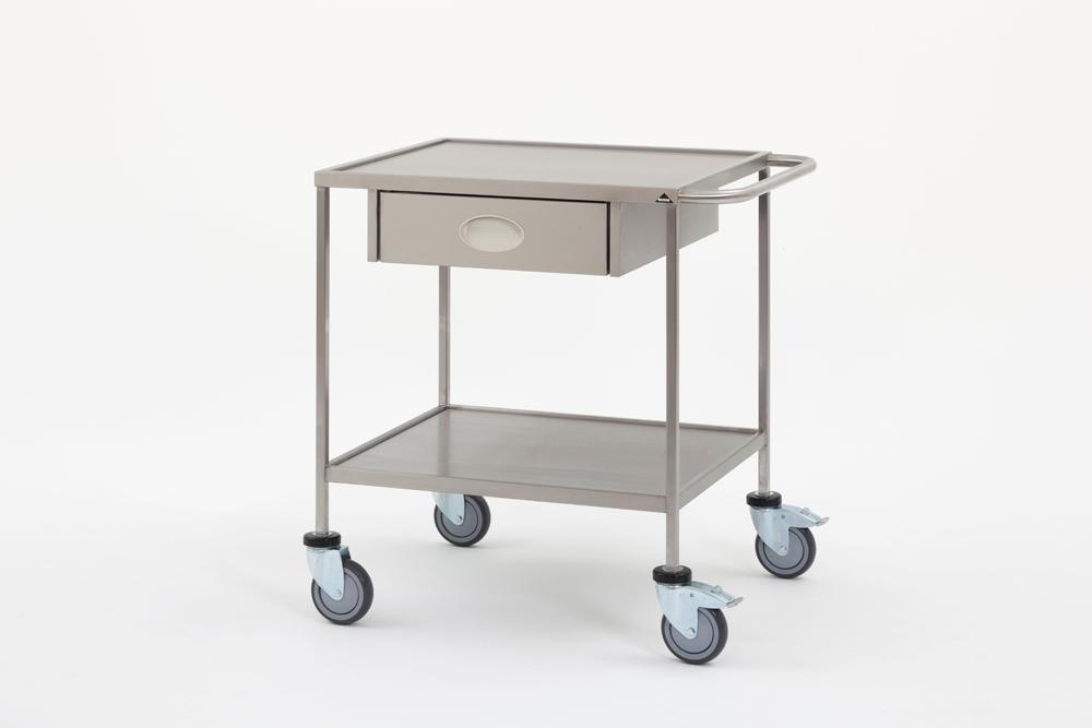 Extra image of the stainless steel table, Apparatus trolley