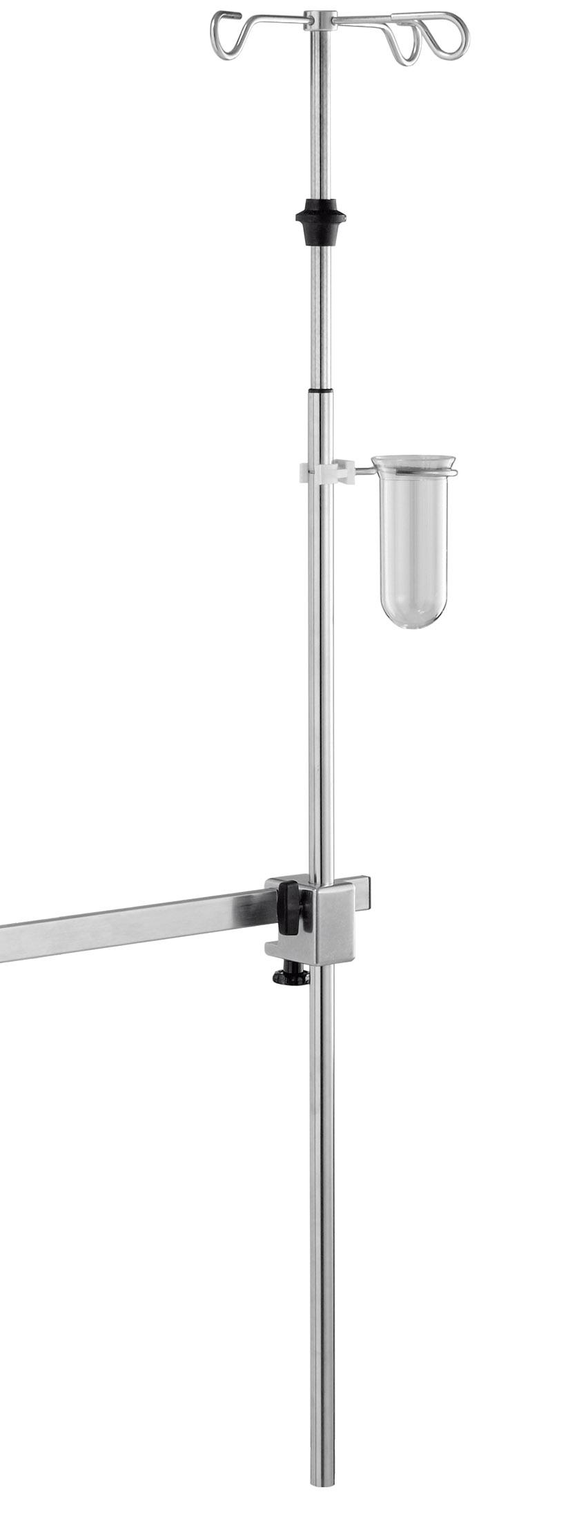 Main photo of the product with name, IV-Pole for wall rail